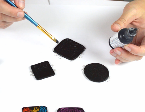 Faux Fused Glass polymer clay tutorial